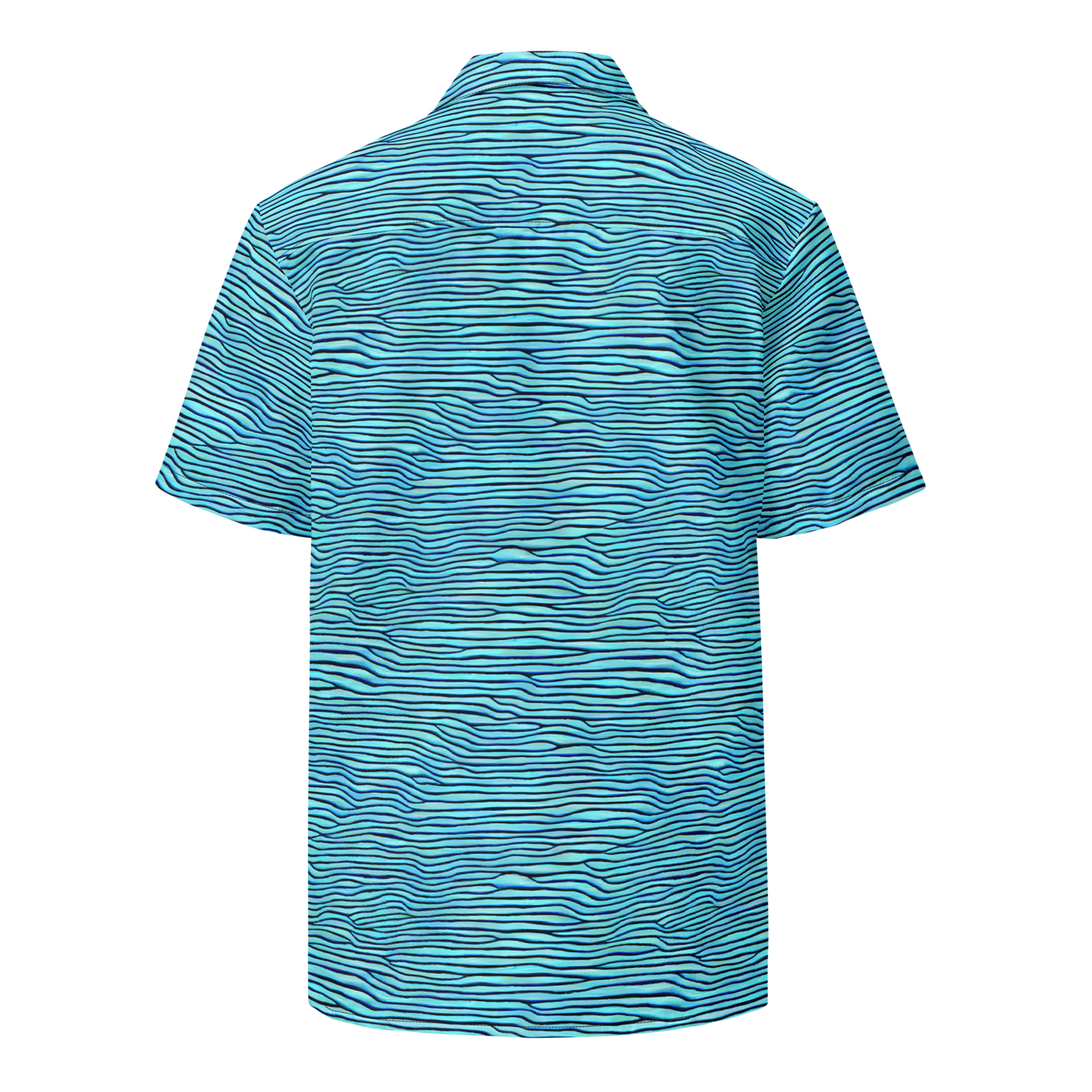 Button Shirt - Aqua Drift