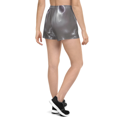 Women’s Athletic Shorts - Silver Nebula