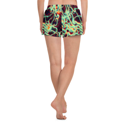 Women’s Athletic Shorts - Chimeric Currents