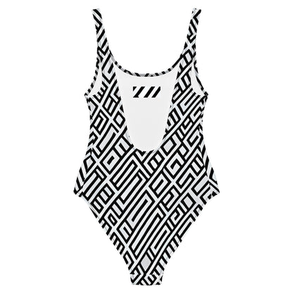 One-Piece Swimsuit - Fashionable, Psychedelic Deep Space, Howard Butterworth, Francois Bocion