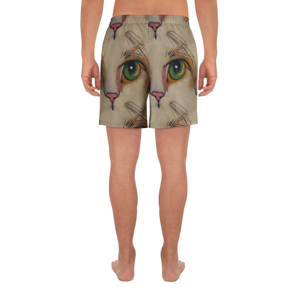 Athletic Long Shorts - Emerald Gaze
