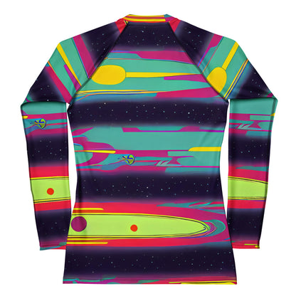 Women's Rash Guard - Astro Pop