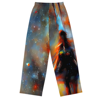 Wide-Leg Pants - Brush Nebula