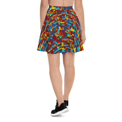 Skater Skirt - Astral Grid