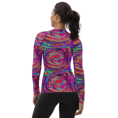 Women's Rash Guard - Quantum Spiral