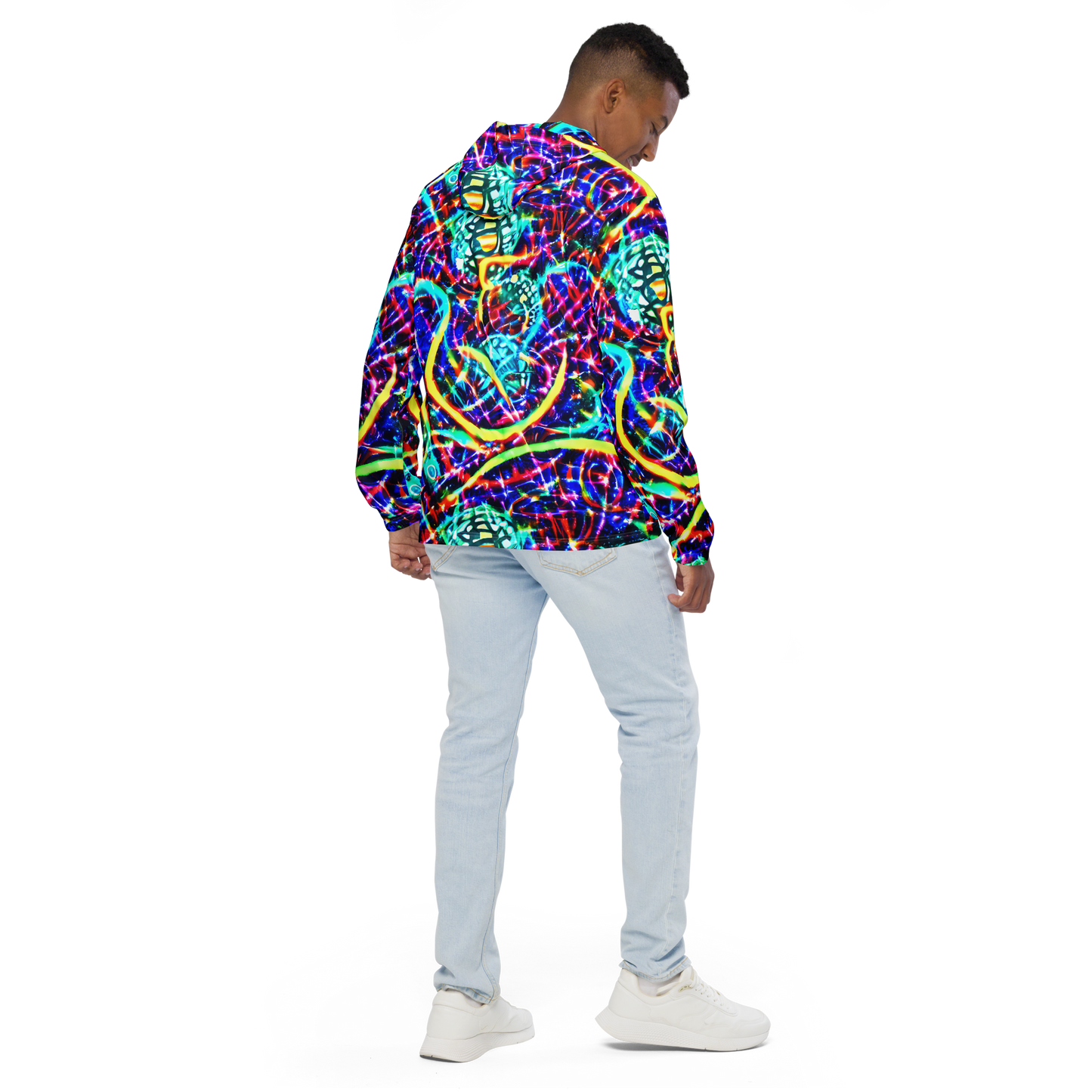 Men's Windbreaker - Fynesian Galaxy