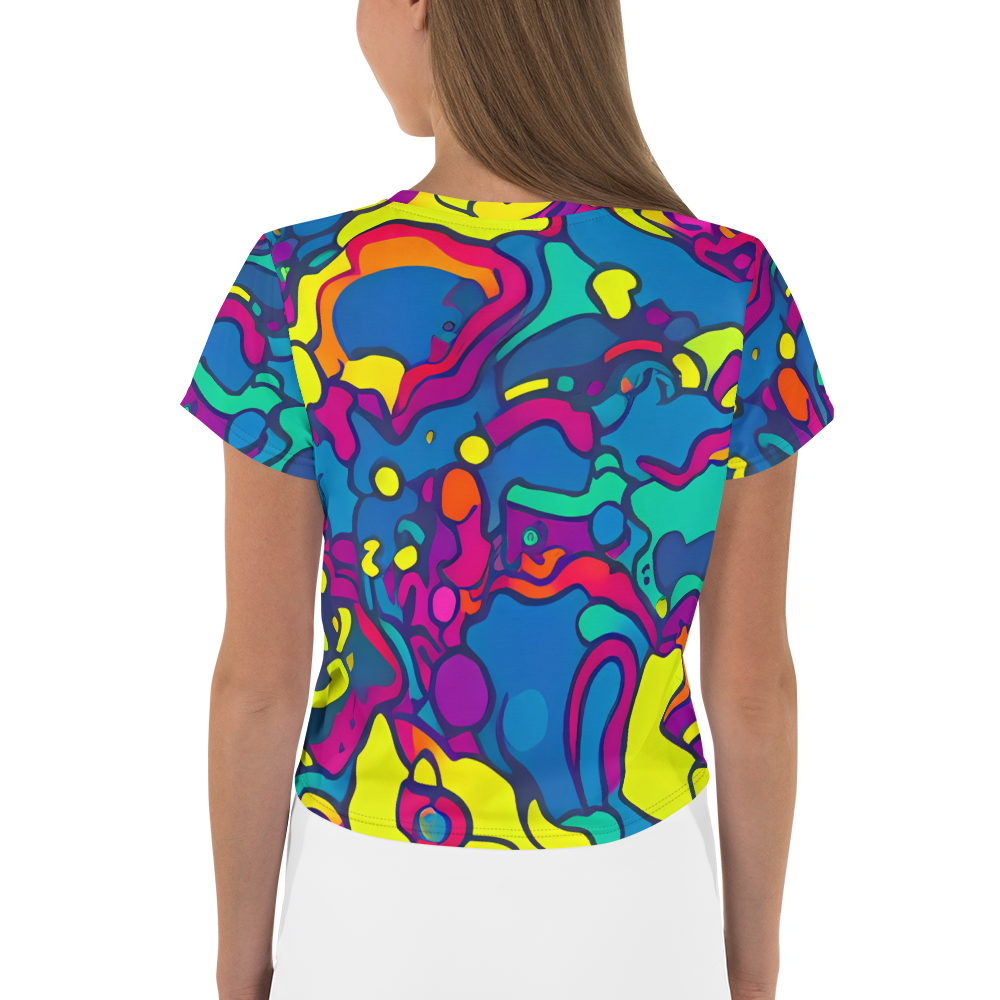 Women's Crop Tee - Colorful Chaos