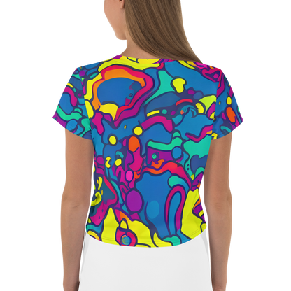 Women's Crop Tee - Colorful Chaos