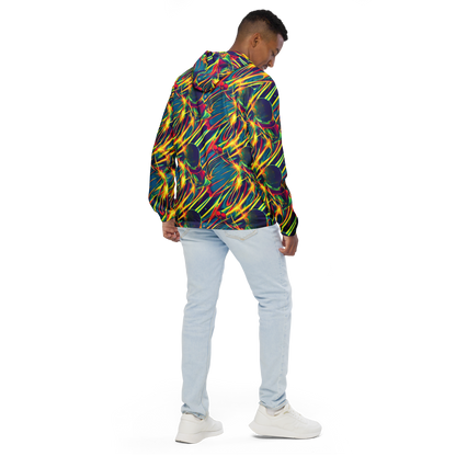 Men's Windbreaker - Cosmic Inferno