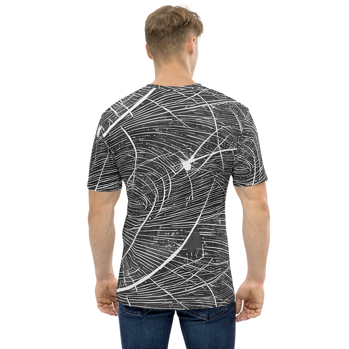 Men's Crew Neck T-Shirt - Silver Echo