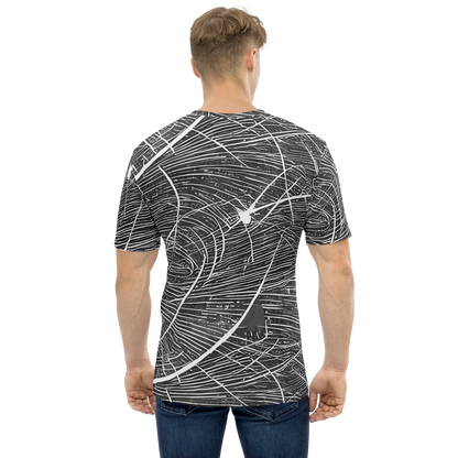 Men's Crew Neck T-Shirt - Silver Echo