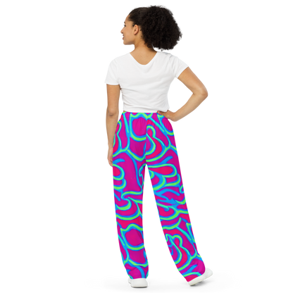 Wide-Leg Pants - Aquatic Ember