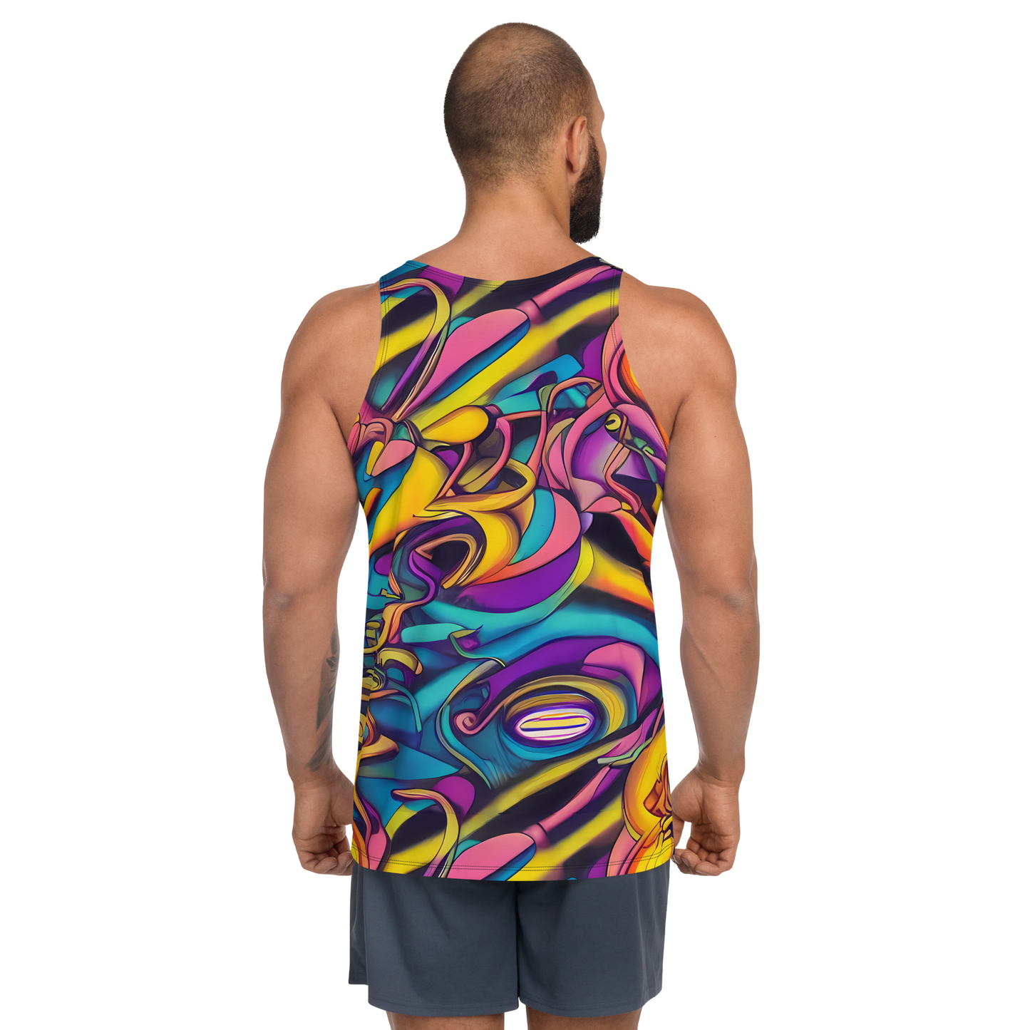 Men's Tank Top - Pre-Raphaelite Wave