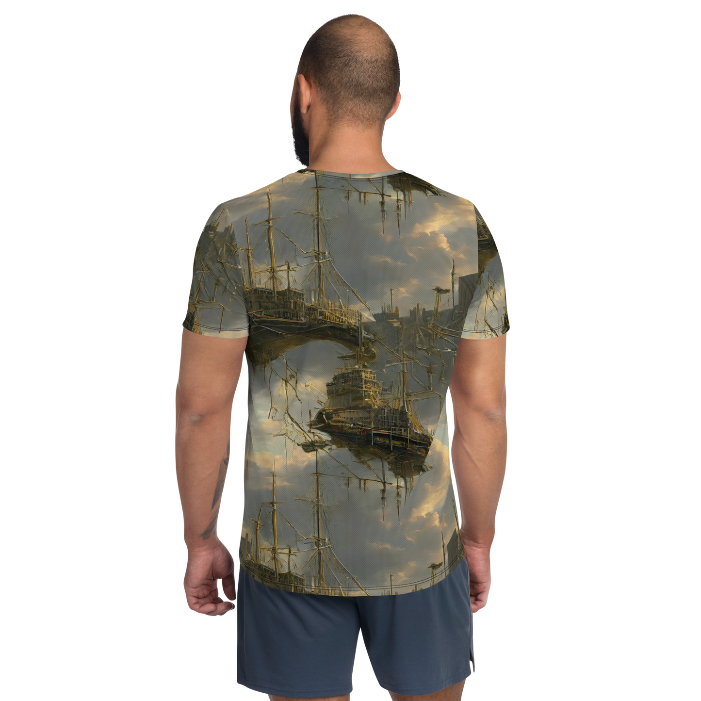 Men's Athletic T-Shirt - Ethereal Armada