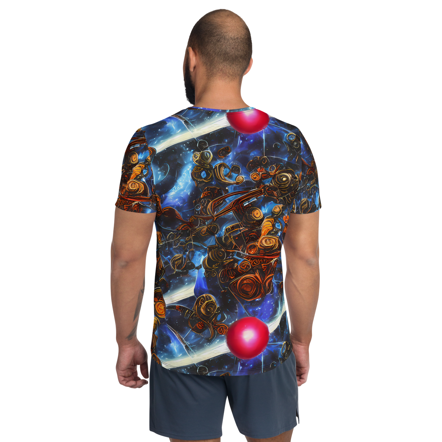 Men's Athletic T-Shirt - Pimenov's Cosmos