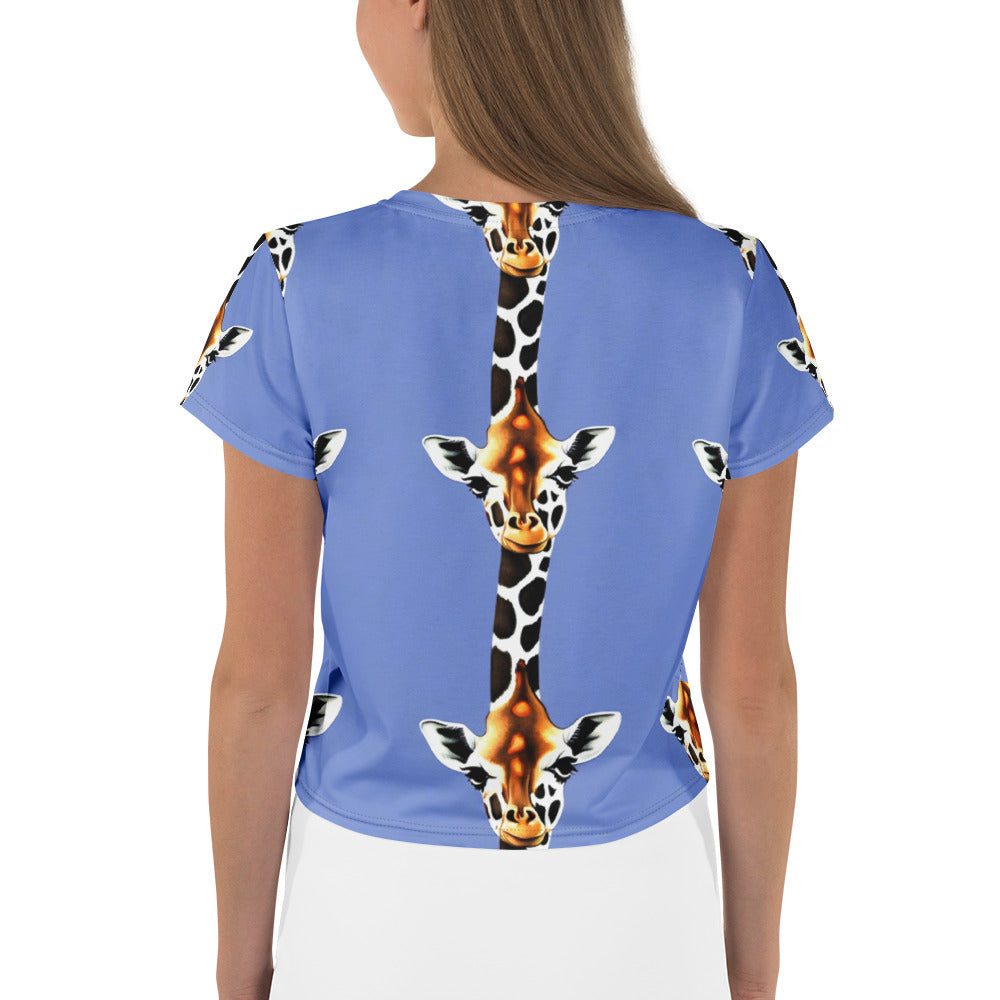 Crop Tee - Giraffe Glow