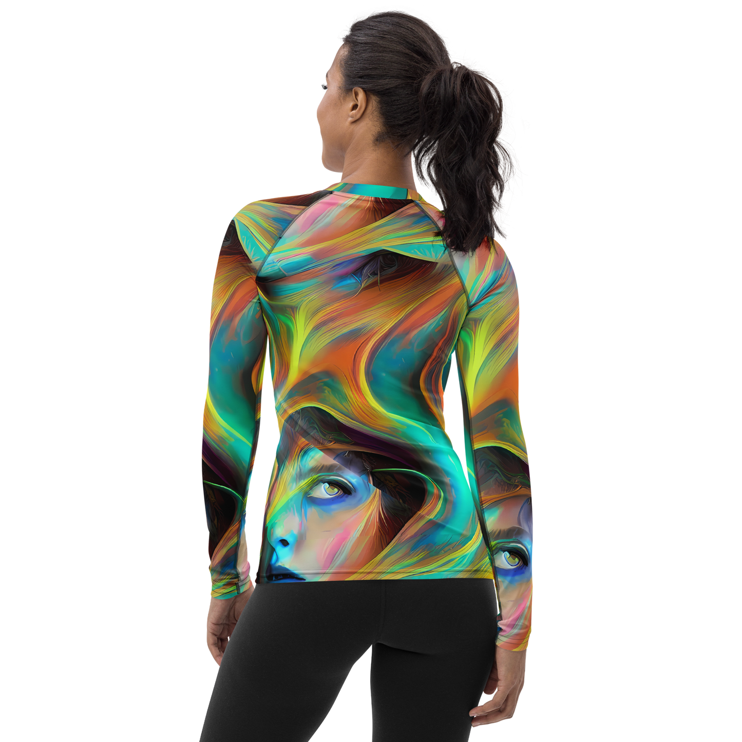 Women's Rash Guard - Dreamweaver Fusion