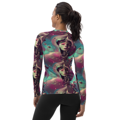 Women's Rash Guard - Nouveau Galaxy