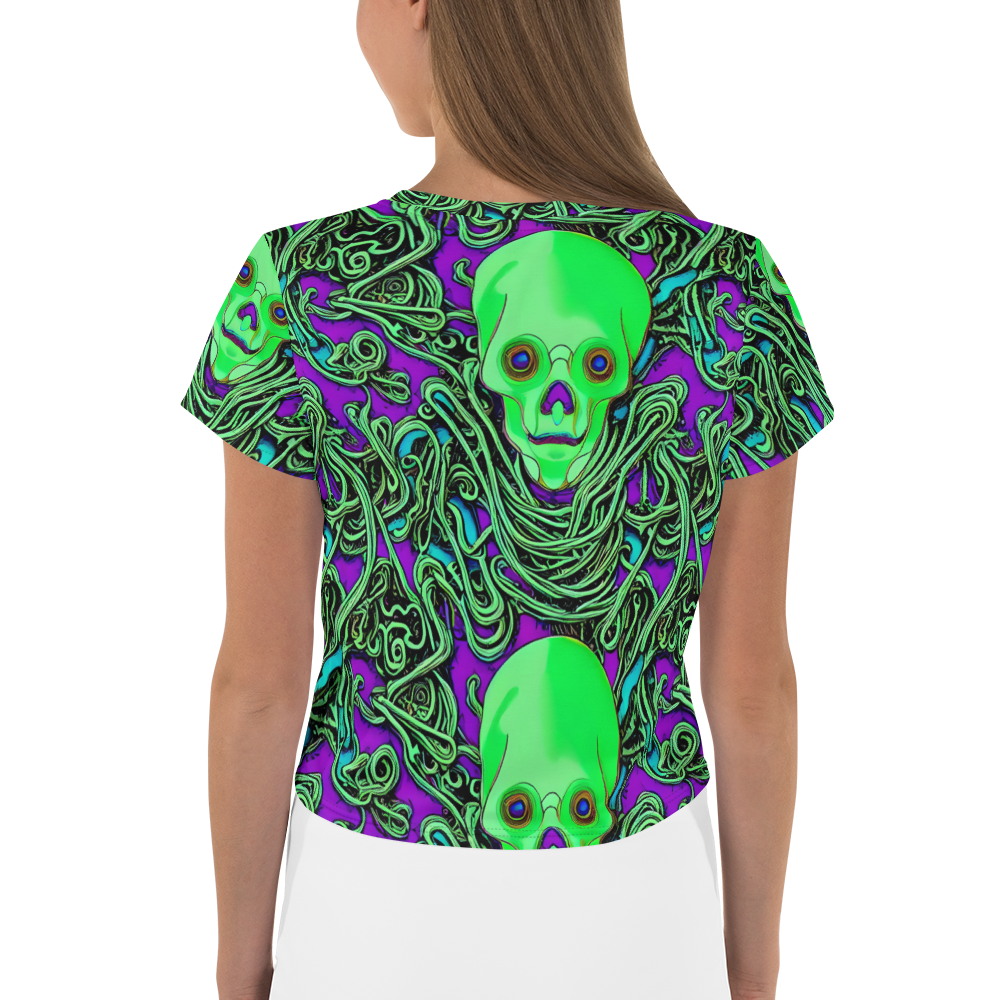 Women's Crop Tee - Ghostly Labyrinth