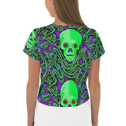 Women's Crop Tee - Ghostly Labyrinth