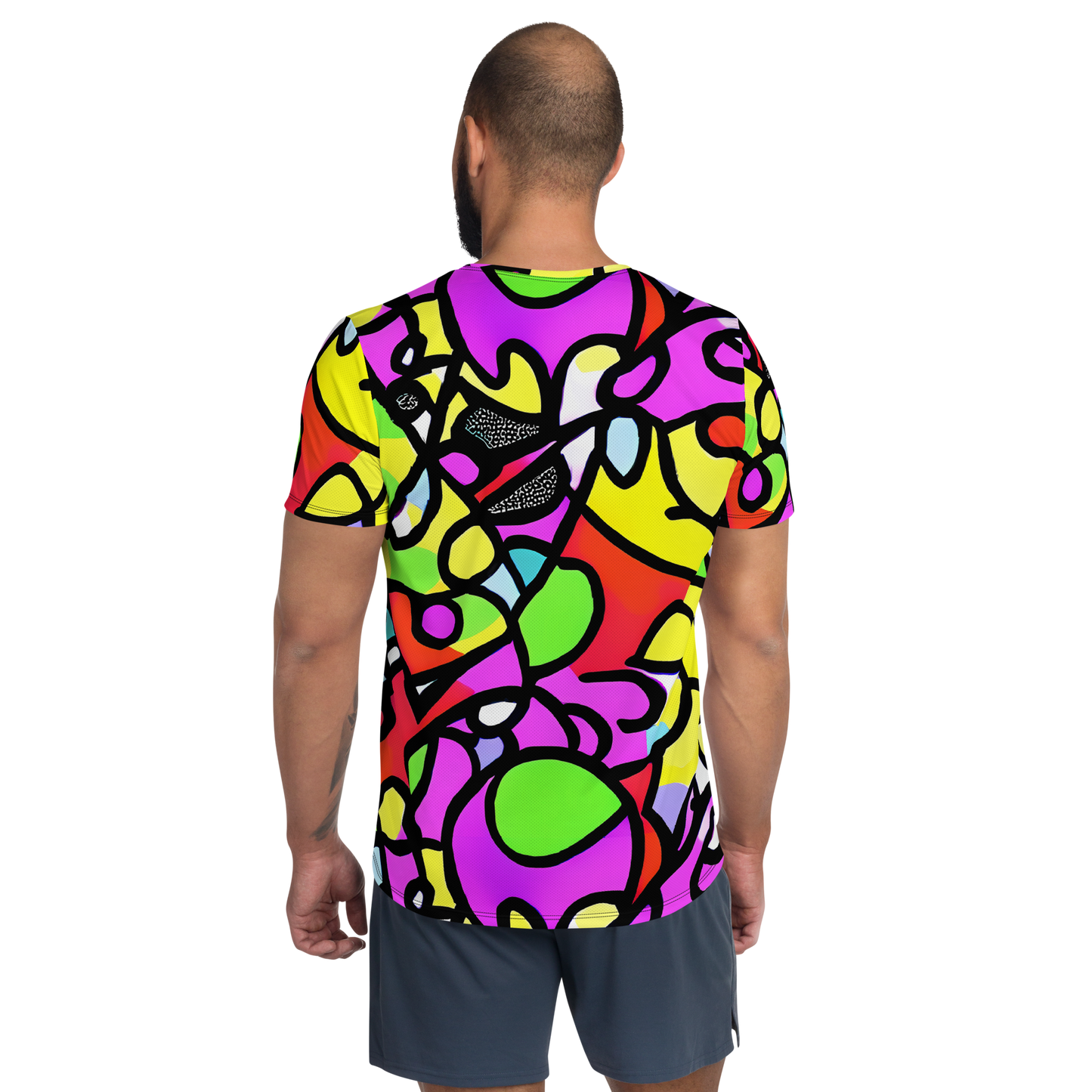 Men's Athletic T-Shirt - Vivid Serenade