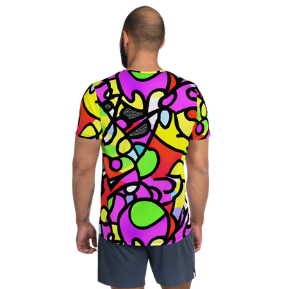 Men's Athletic T-Shirt - Vivid Serenade