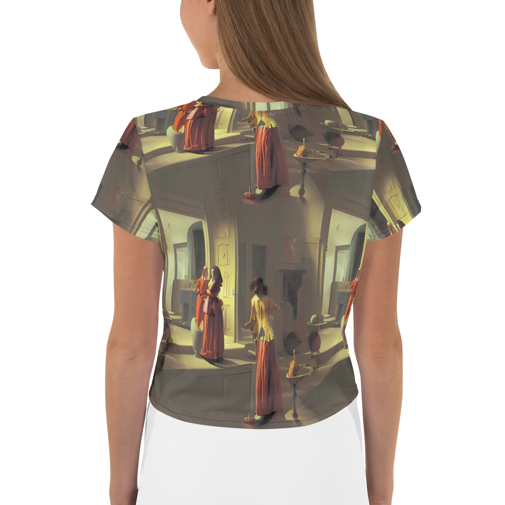 Women's Crop Tee - Surreal Shadows