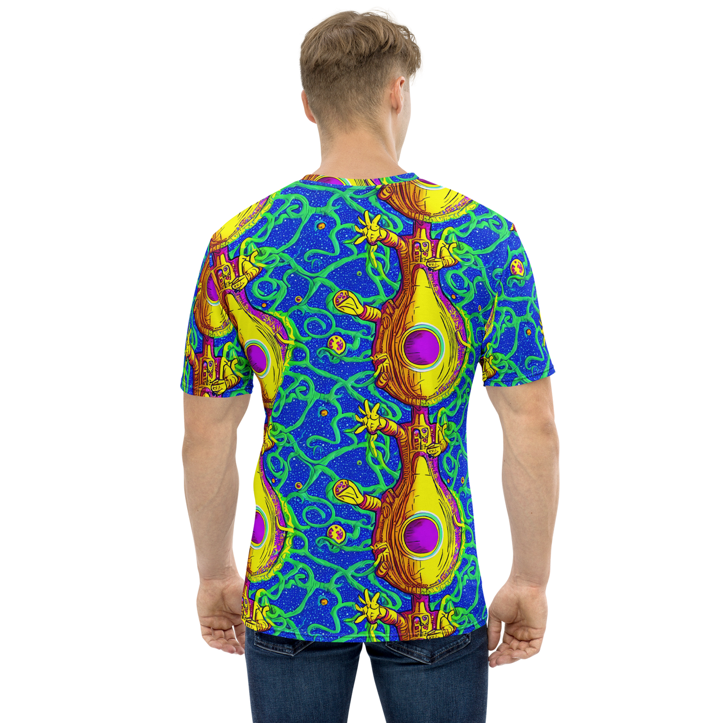 Men's Crew Neck T-Shirt - Sprawling Spectacle