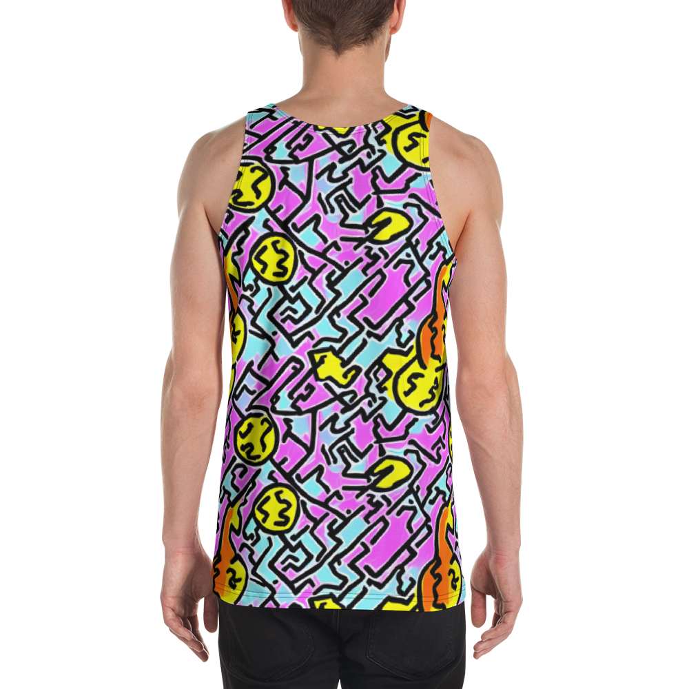 Men's Tank Top - Punk Doodles