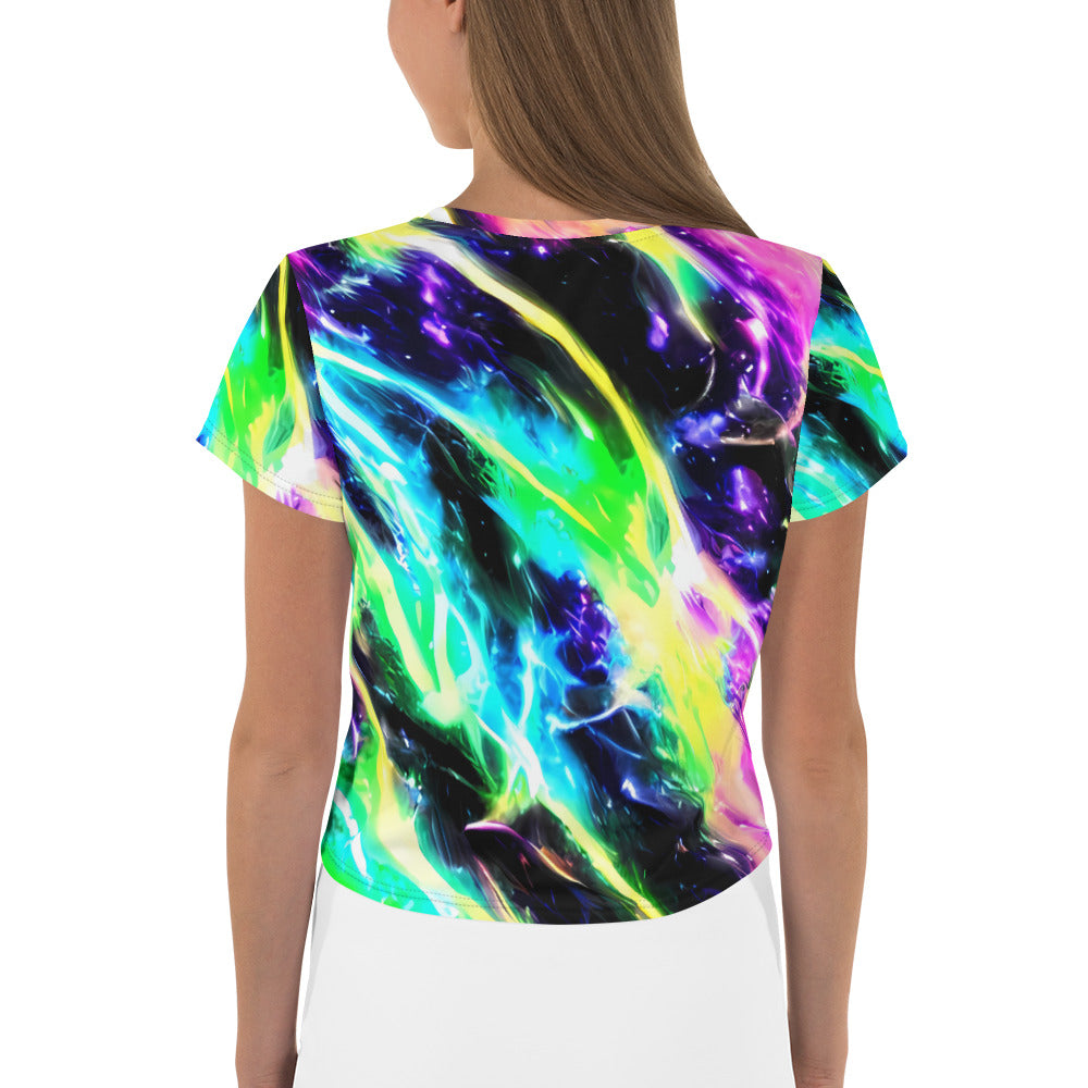 Women's Crop Tee - Chromatic Surge