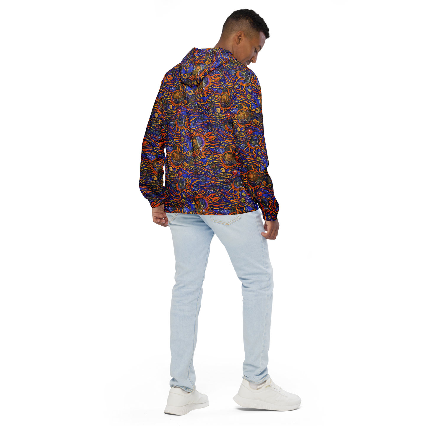 Men's Windbreaker - Mantegna Swirl