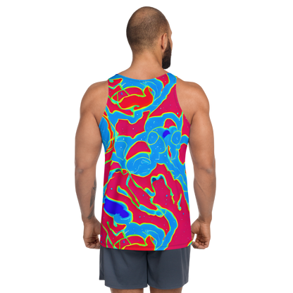 Men's Tank Top - Electric Bloom