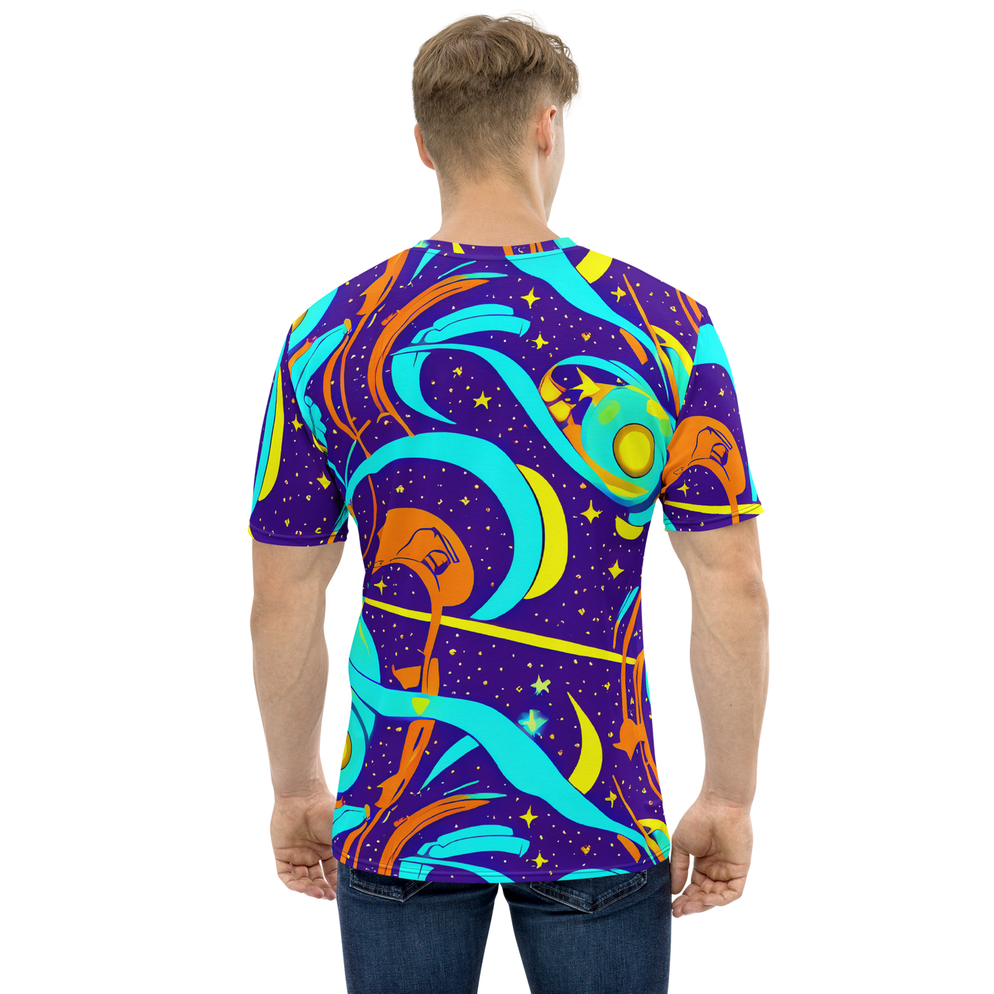 Men's Crew Neck T-Shirt - Stellar Swirl