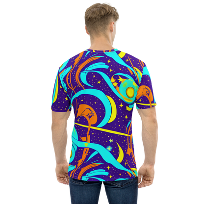 Men's Crew Neck T-Shirt - Stellar Swirl