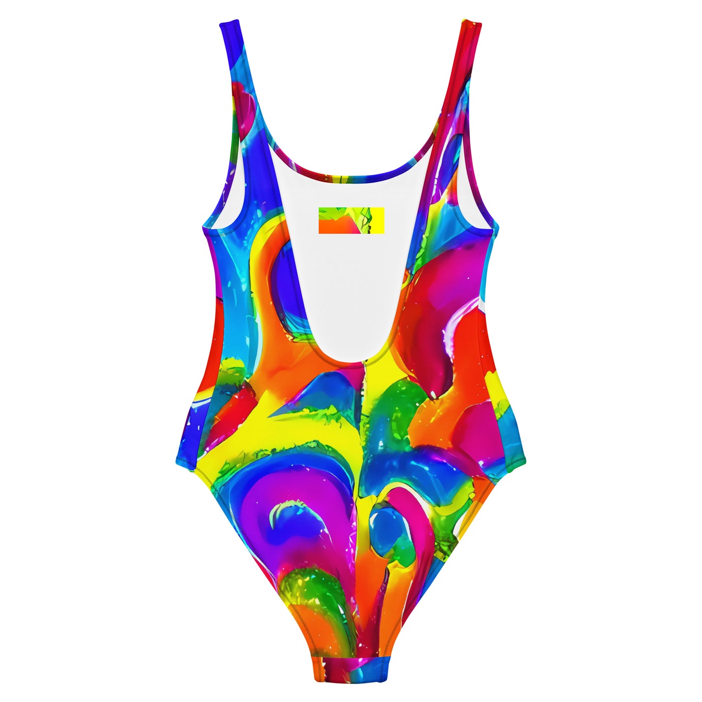 One-Piece Swimsuit - Psychedelic Splash