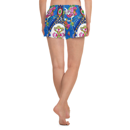 Women’s Athletic Shorts - Galactic Masquerade