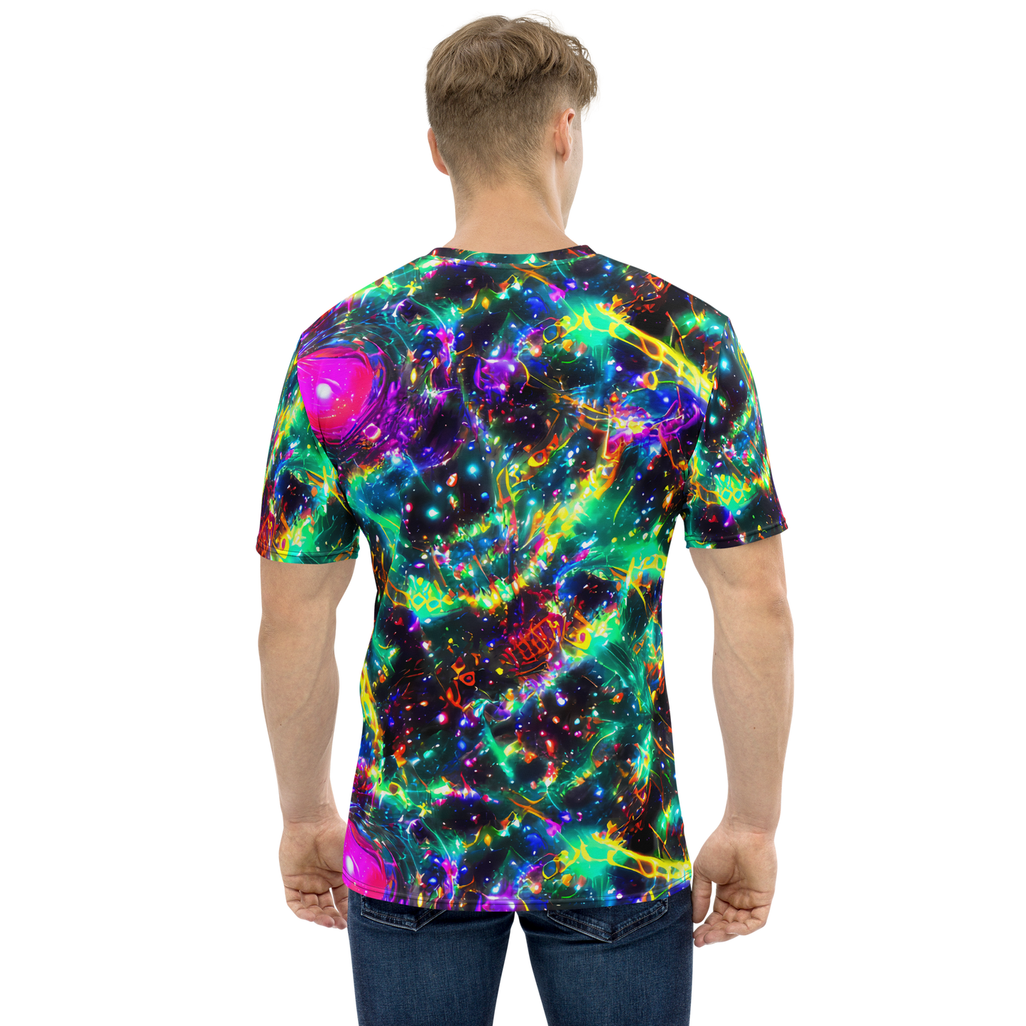 Men's Crew Neck T-Shirt - Blythe Nebula