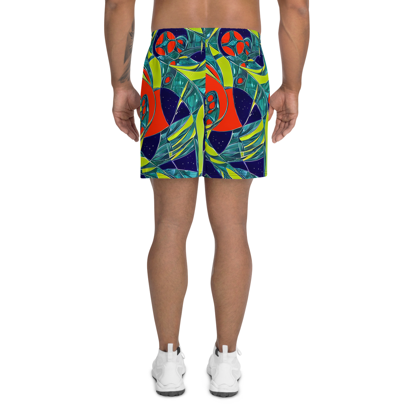 Men's Athletic Shorts - Harmonic Mirage