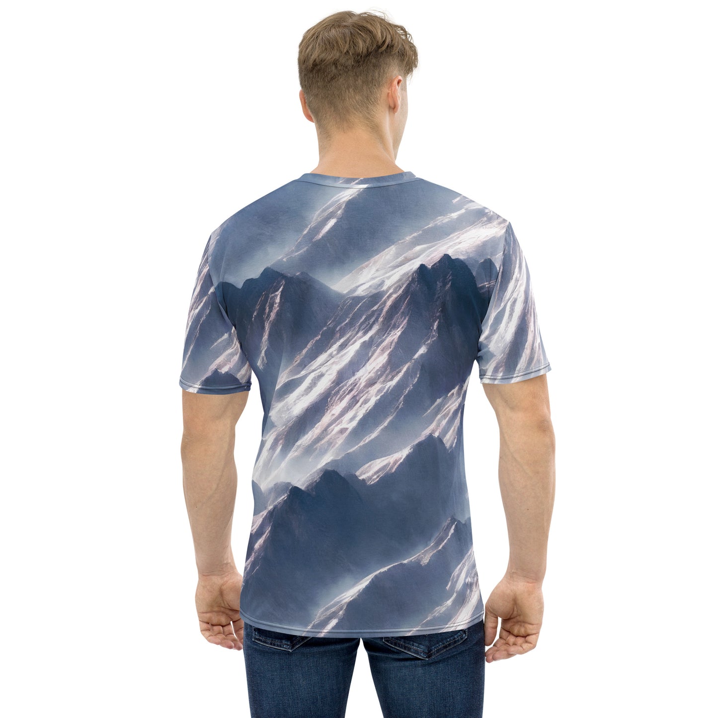 Men's Crew Neck T-Shirt - Frosted Zenith