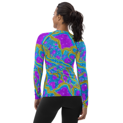 Women's Rash Guard - Mystic Waves