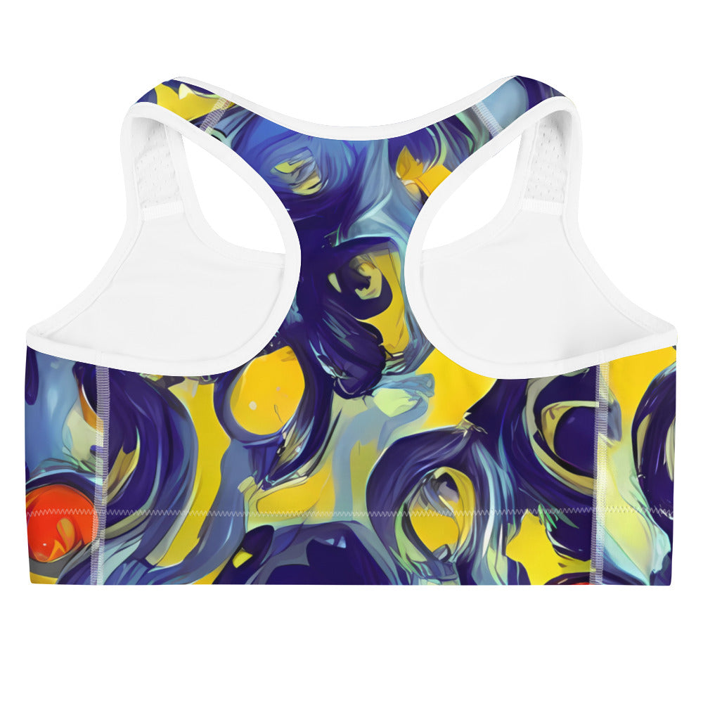 Sports Bra - Dynamic Doodles