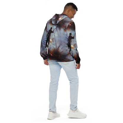 Men's Windbreaker - Impressionist Void