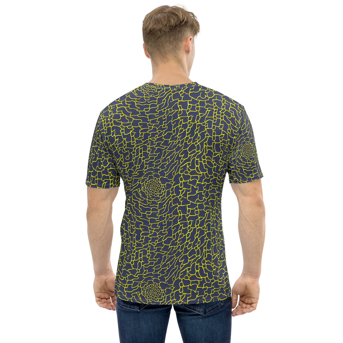 Men's Crew Neck T-Shirt - Nightshade Maze