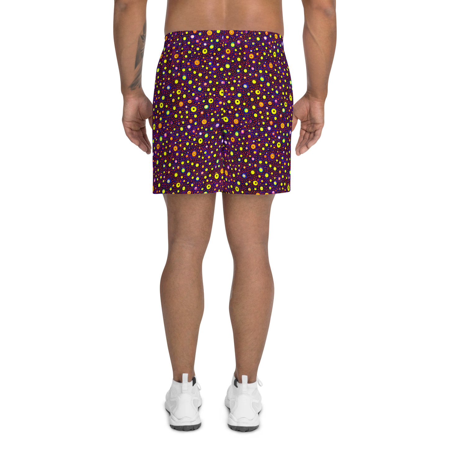 Men's Athletic Shorts - Cosmic Dotscape