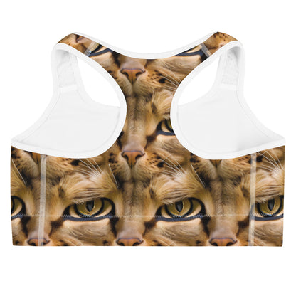 Sports Bra - Feline Whisper