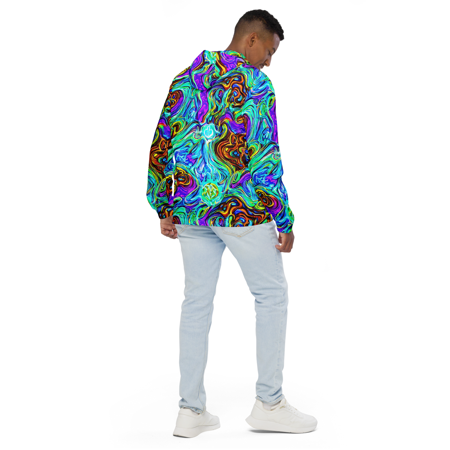 Men's Windbreaker - Mystic Iridescence