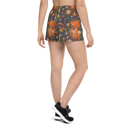 Women’s Athletic Shorts - Stellar Blooms