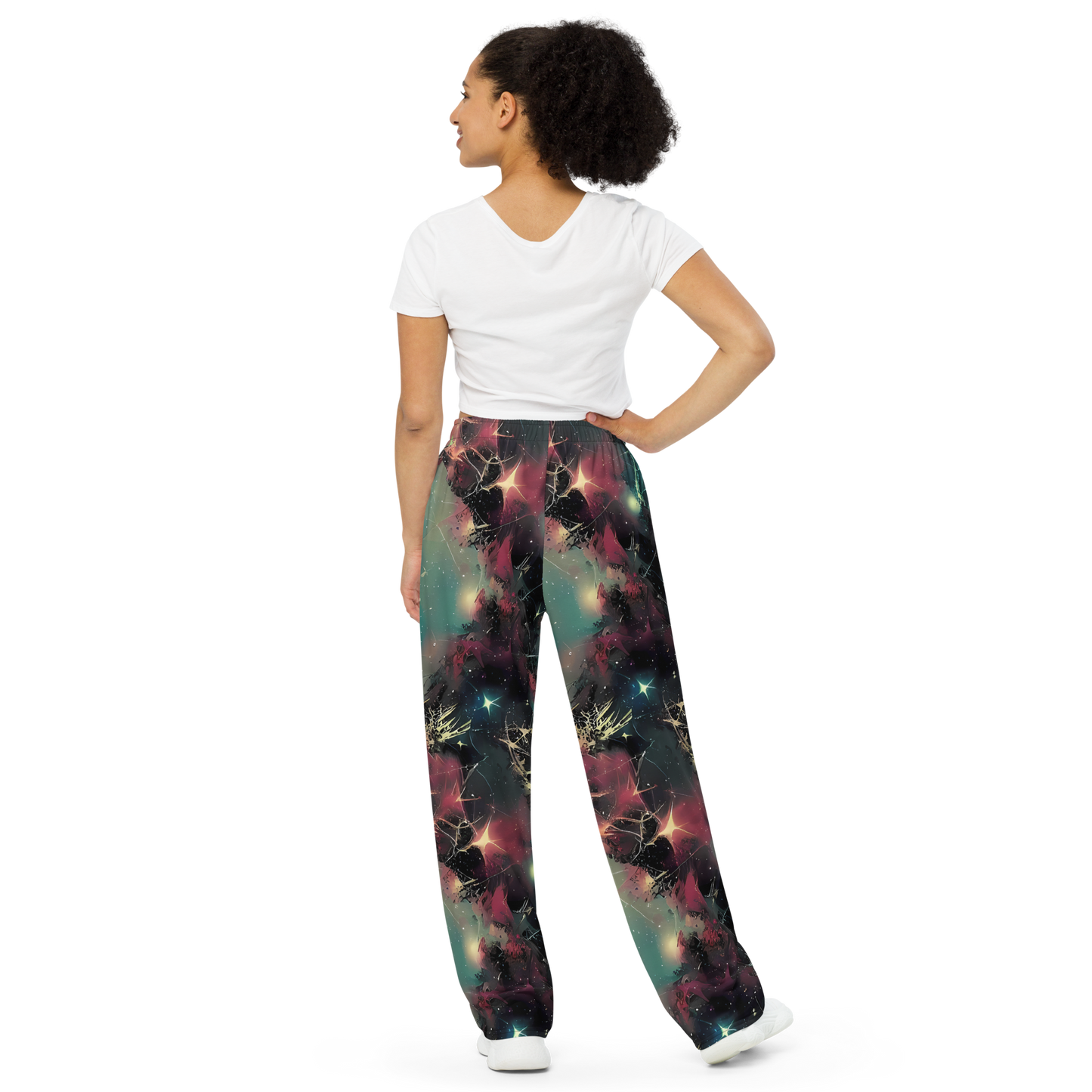 Wide-Leg Pants - Galactic Serpent