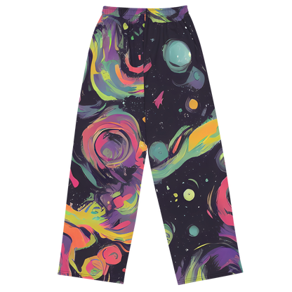 Wide-Leg Pants - Psychedelic Drift