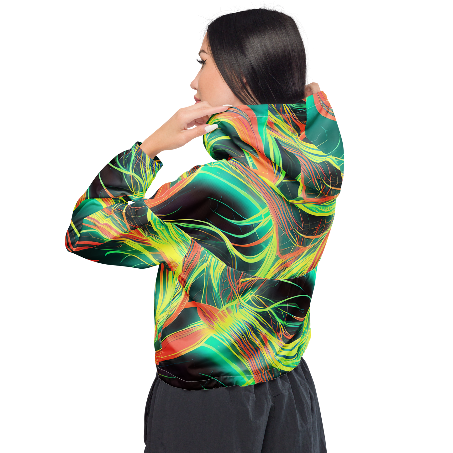 Women's Cropped Windbreaker - Vital Strands